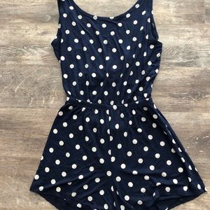 Polka dot romper